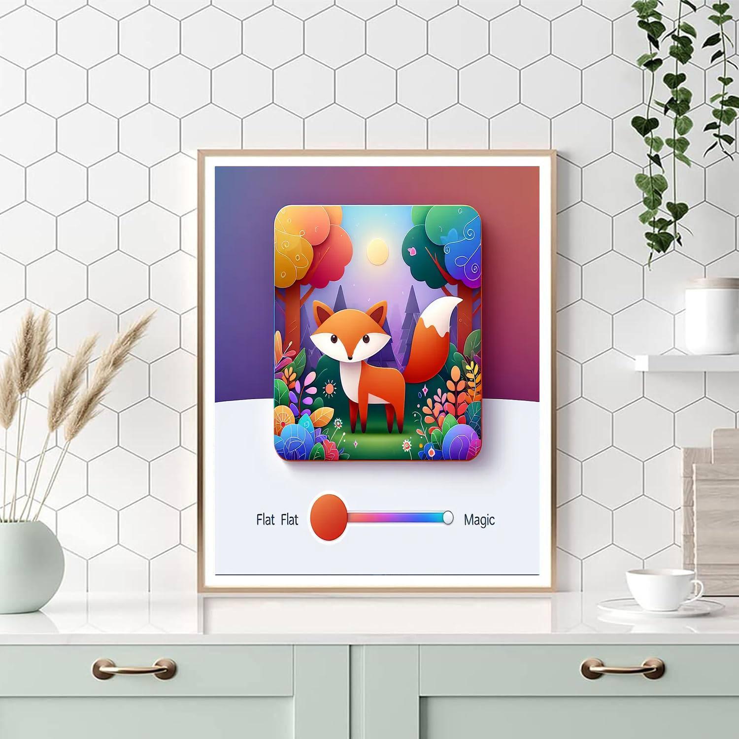 Magical Woodland Fox Painting By Numbers Kit