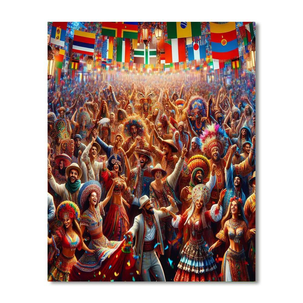 Cultural Heritage Festival Numbered Painting Kits