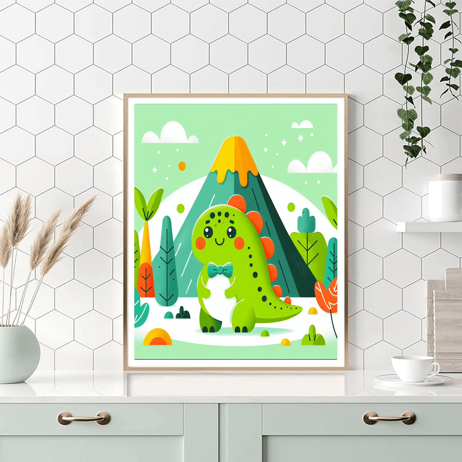 Dapper Dinosaur Paint By Color