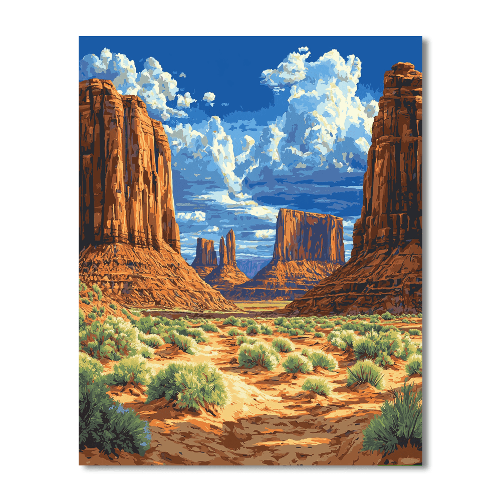 Monument Valley - Arizona Number Painting