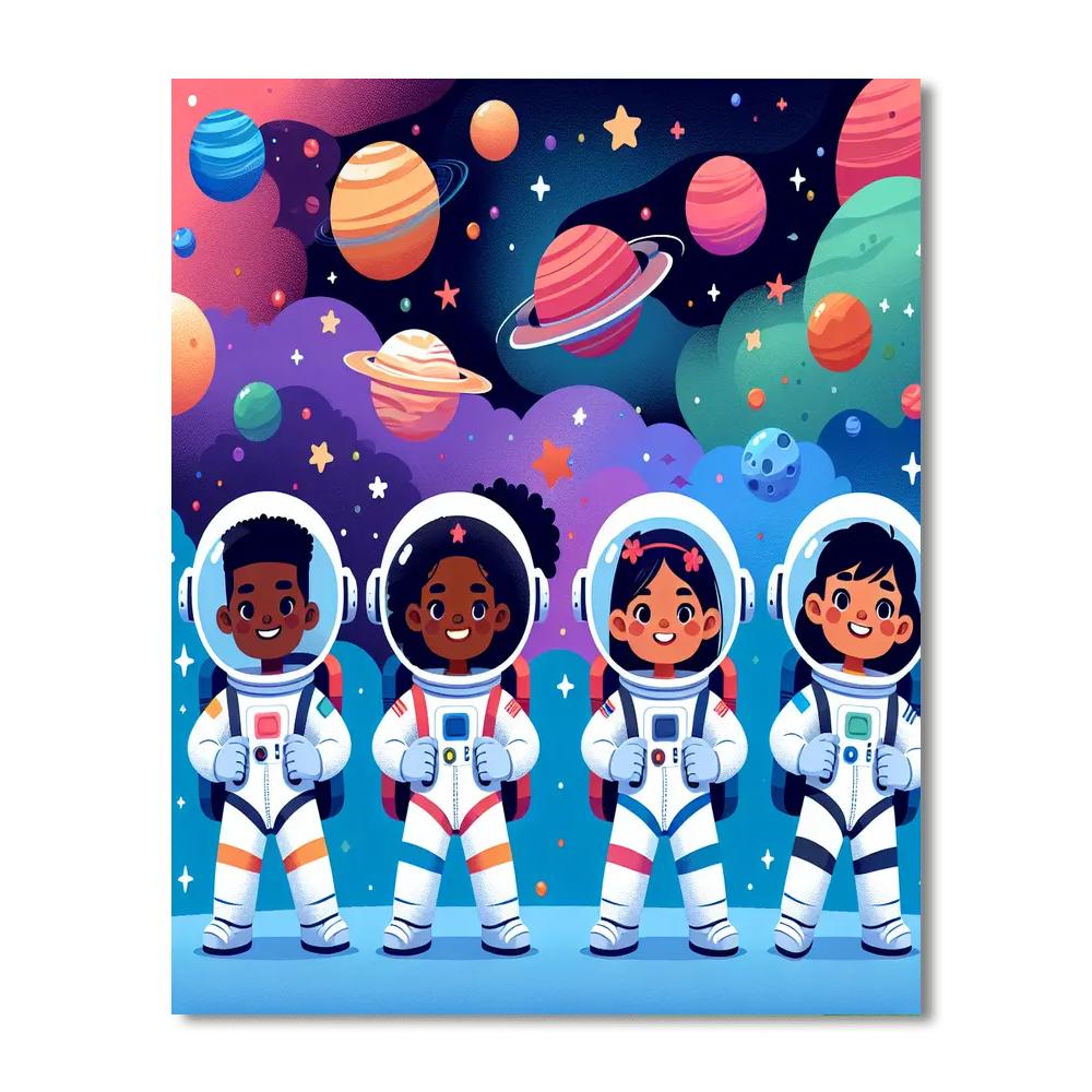 Deep Space Expedition Paint By Number