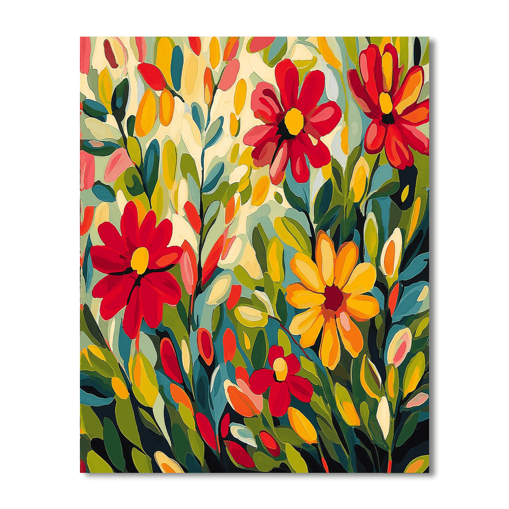 Henri Matisse Inspired Vivid Flora And Fauna  Paint By Numbers Kits