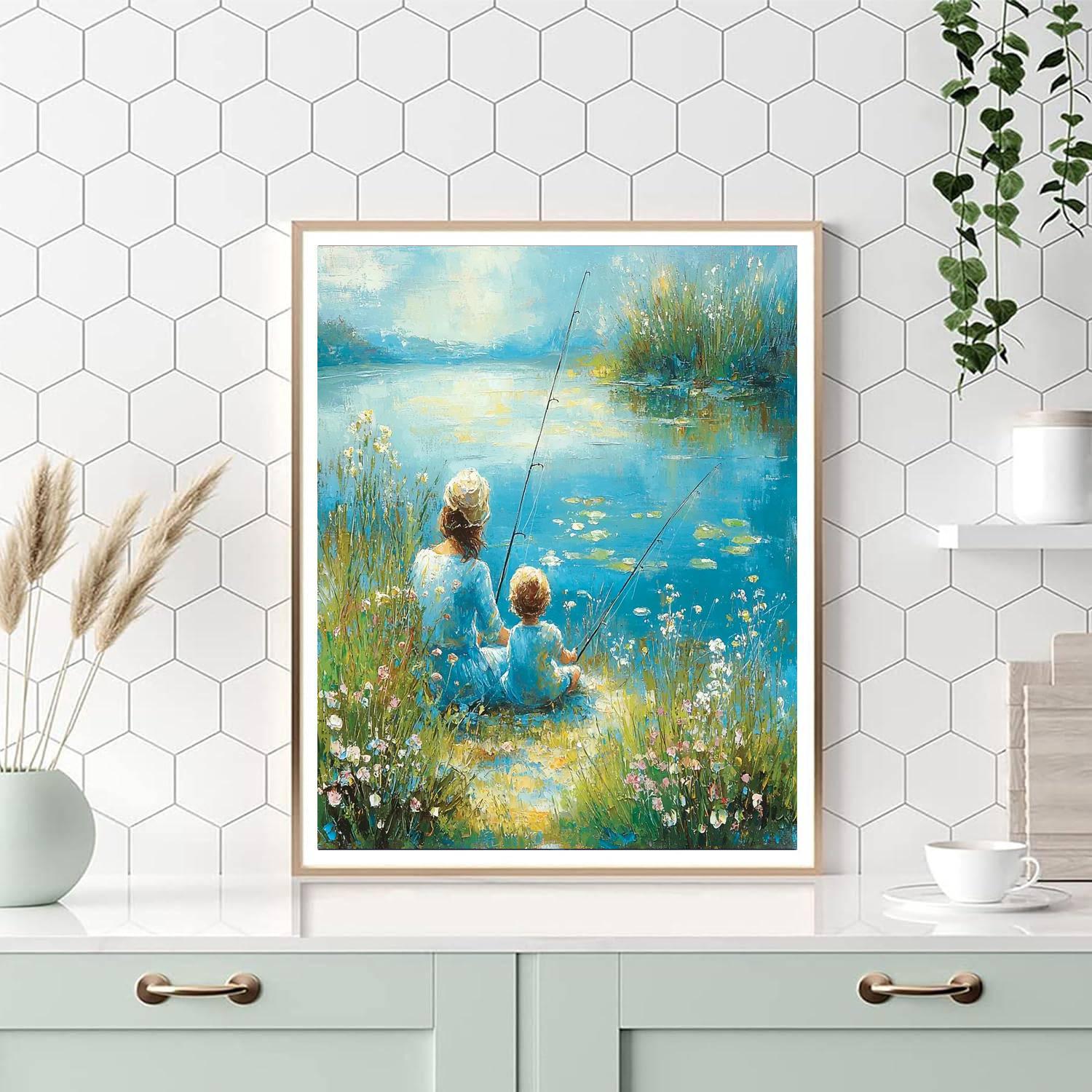 Together At The Lake Paint By Numbers Kits