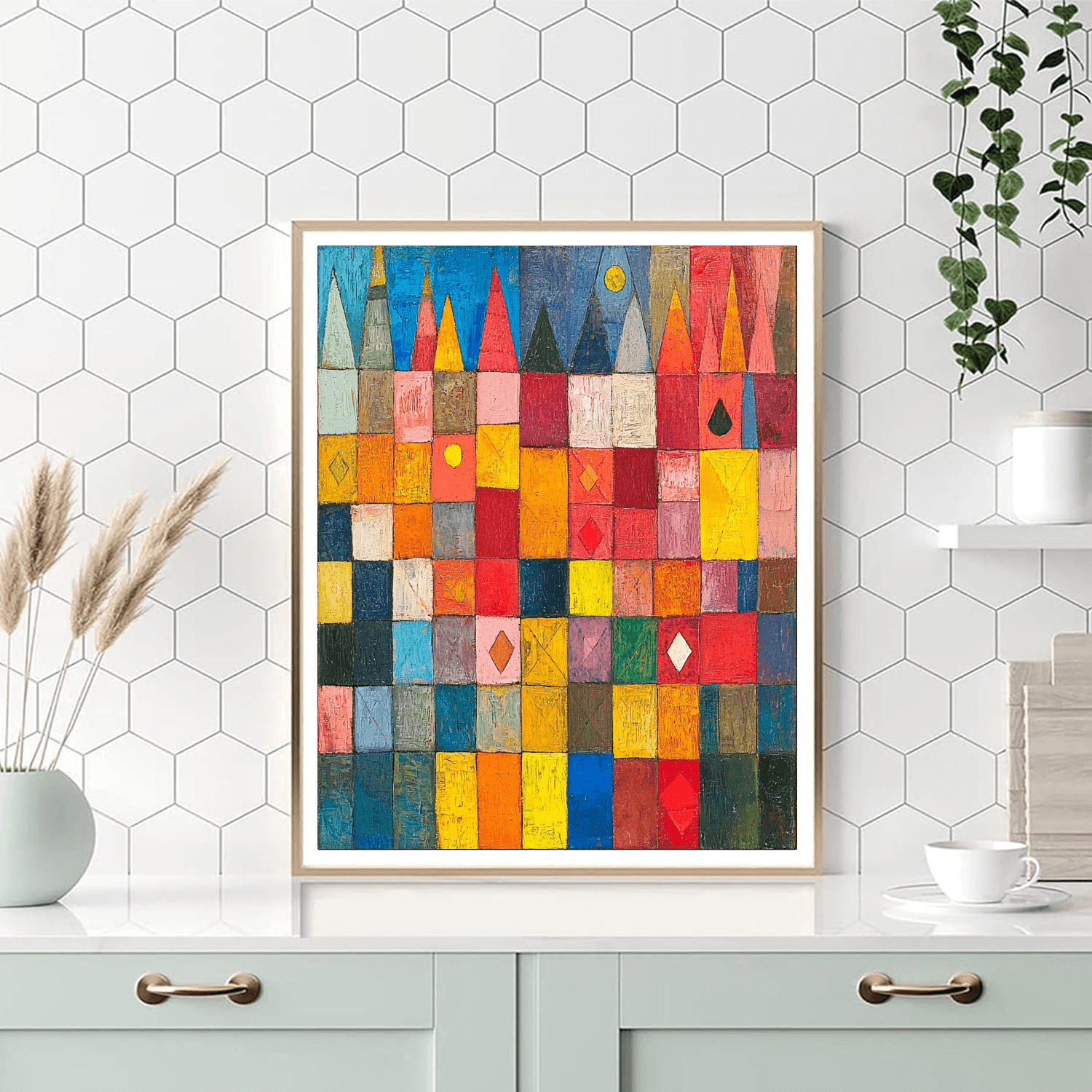 Paul Klee Inspired Colorful Corners  Paint By Color