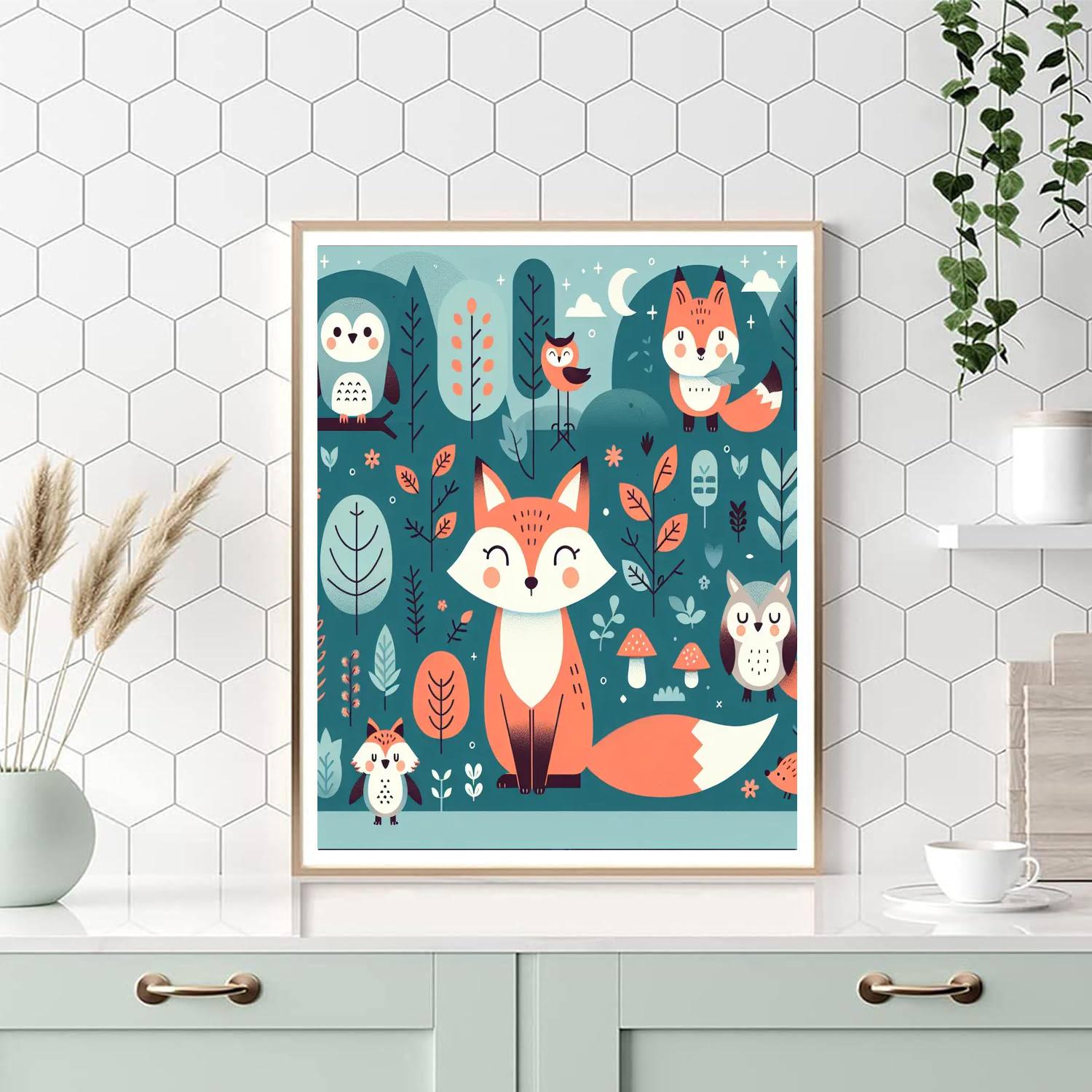 Woodland Wonderland Painting By Numbers Kit