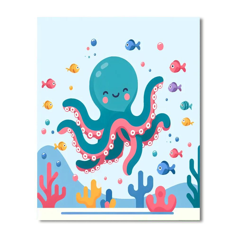 Dancing Octopus Paint By Numbers Kits