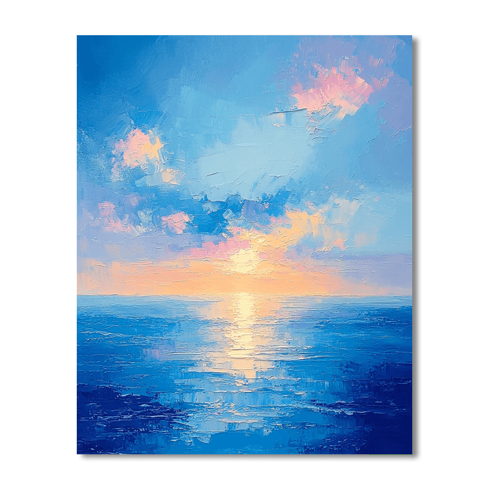 J.M.W. Turner Inspired Serene Horizons  Paint By Numbers Kits