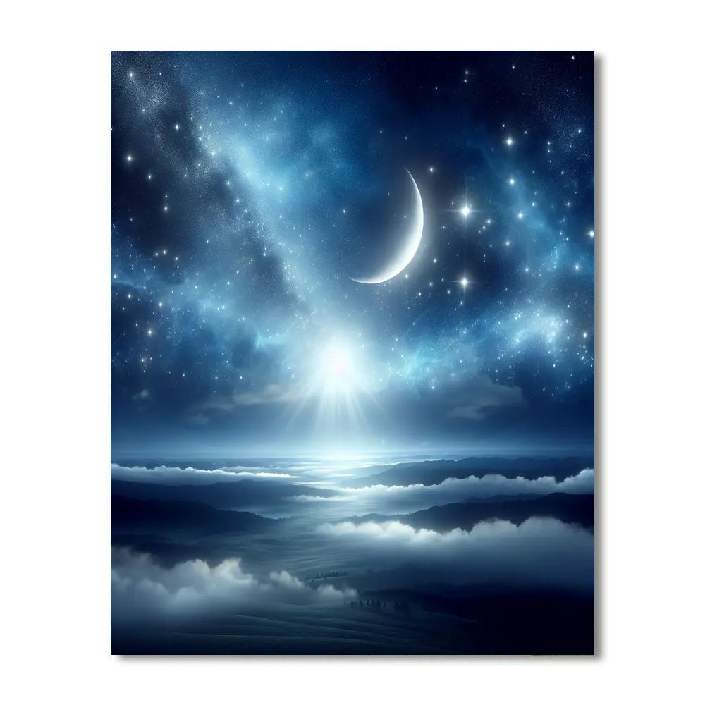 Dreamy Starry Skies Painting By Numbers Kit