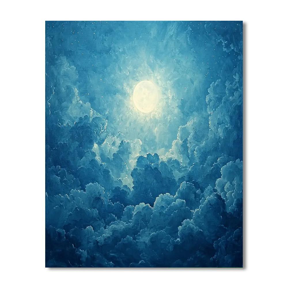 Albrecht Dürer Inspired Skyward Gaze  Painting By Numbers Kit