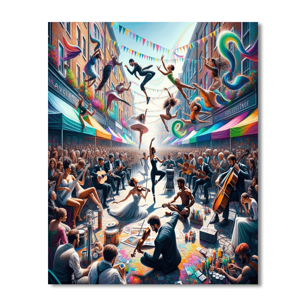 Buskers Festival Paint By Number