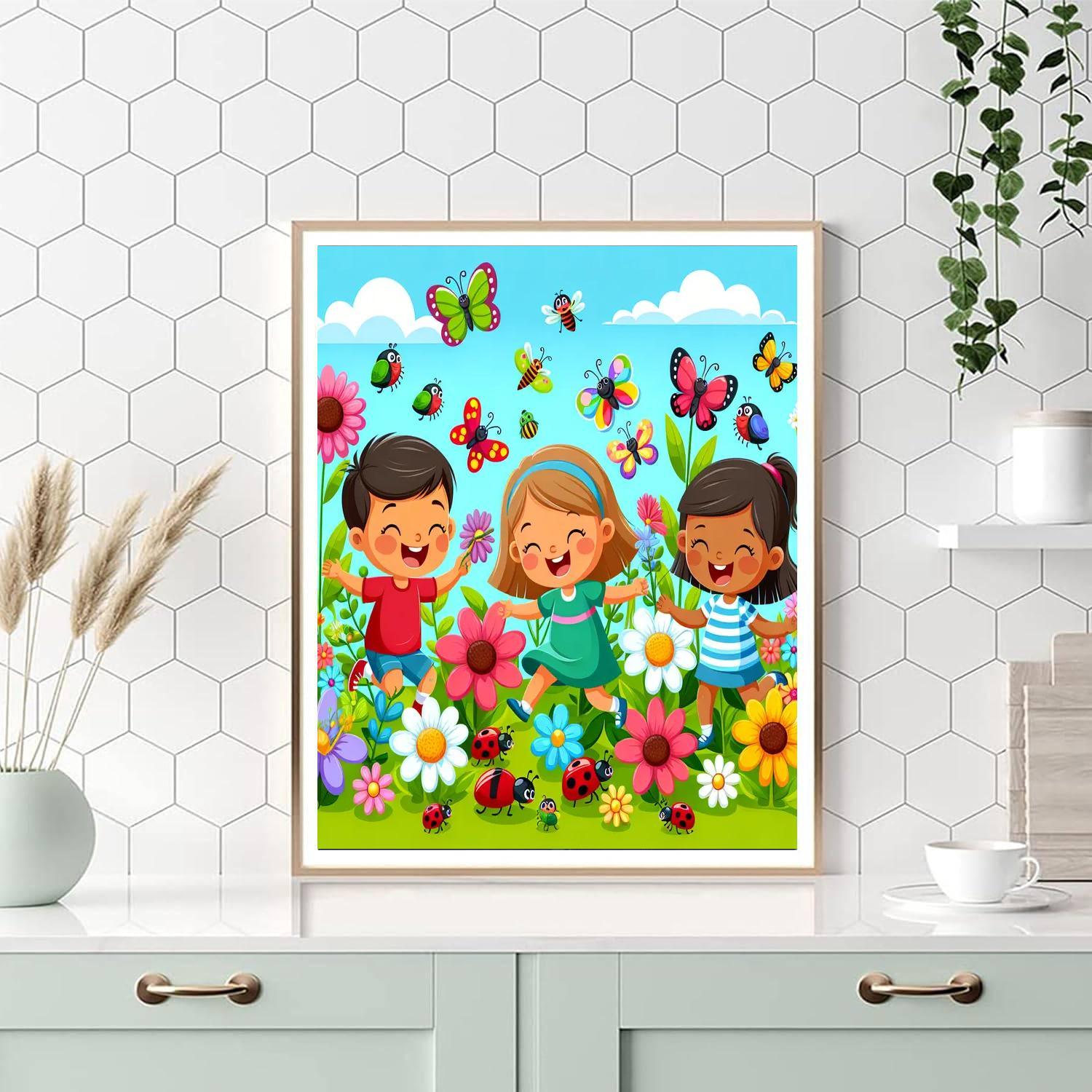 Colorful Garden Play Paint By Number