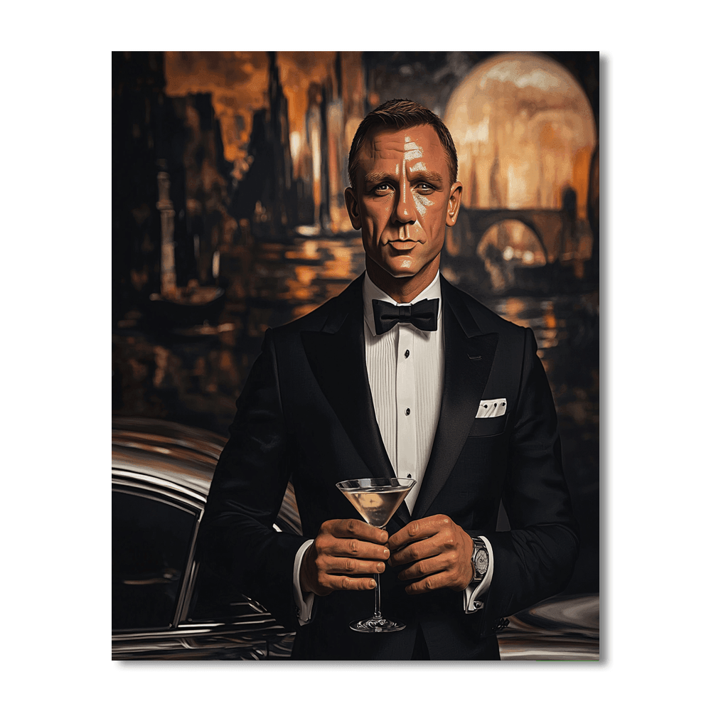 Daniel Craig: The Elegance Of The Bond Legacy Paint By Numbers Kits
