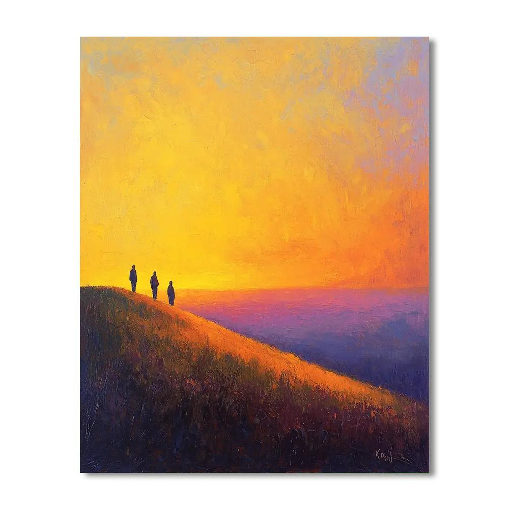 Glowing Horizons Paint By Numbers Kits
