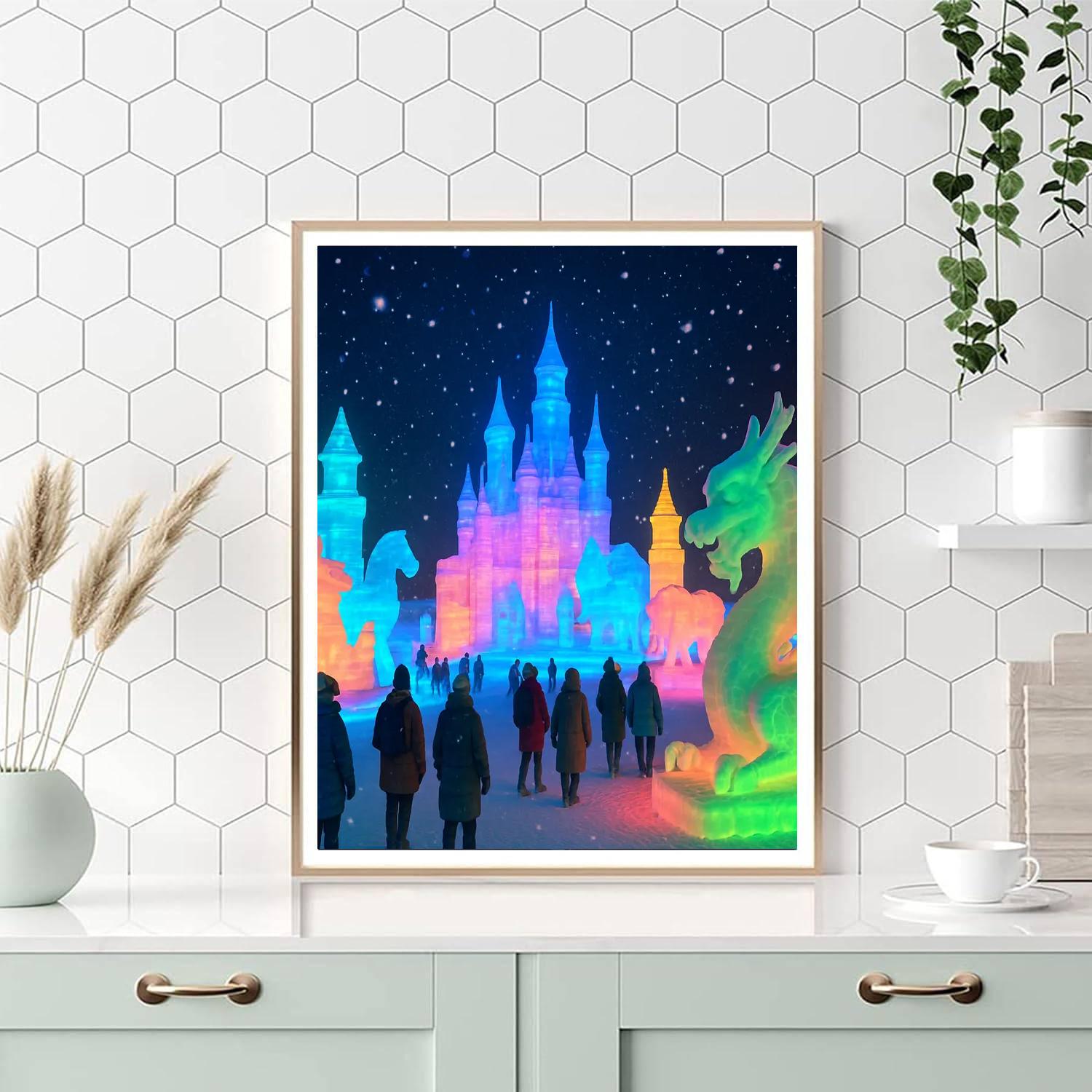 Harbin Ice And Snow Sculpture Festival - Harbin, China DIY Paint By Numbers