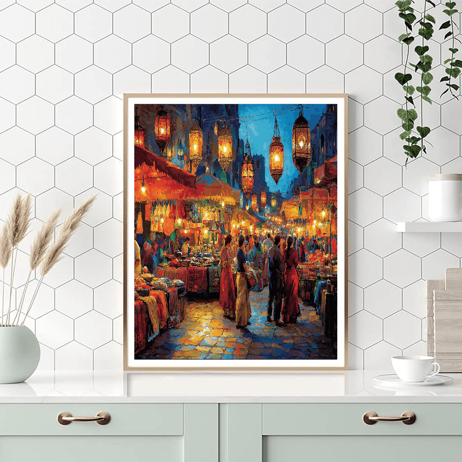 Chiang Mai Night Bazaar - Thailand Paint By Number