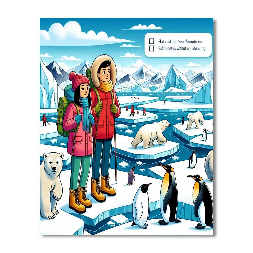 Arctic Wonders Expedition Painting Number Kit