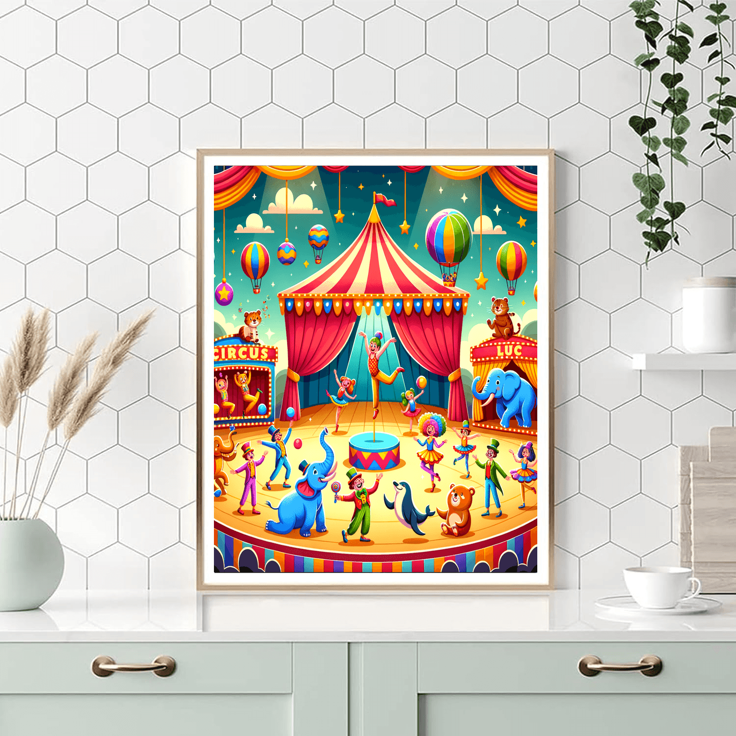Circus Spectacle Paint By Color