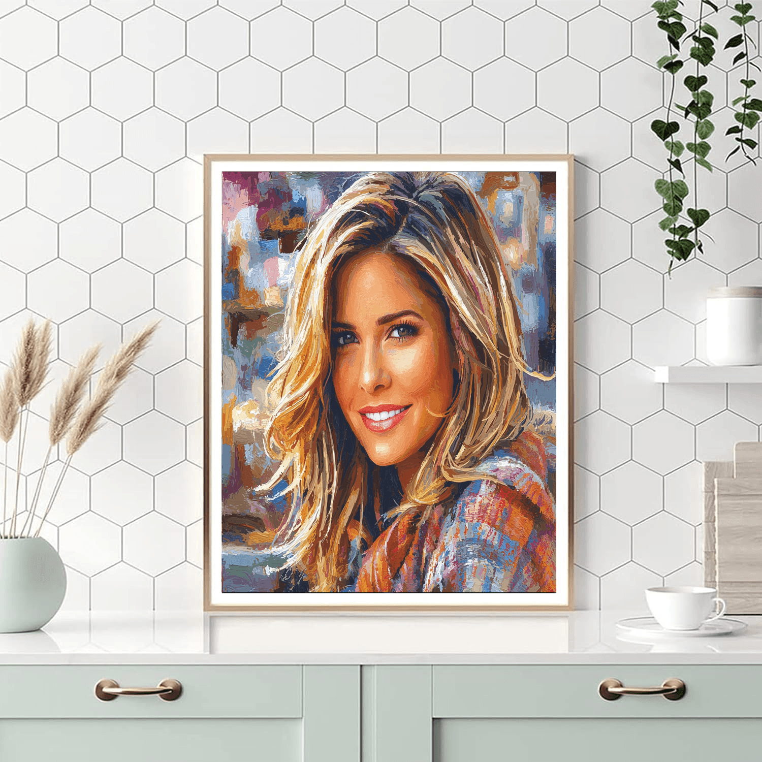 Jennifer Aniston: The Heartfelt Charm Of Rachel Green Paint By Number