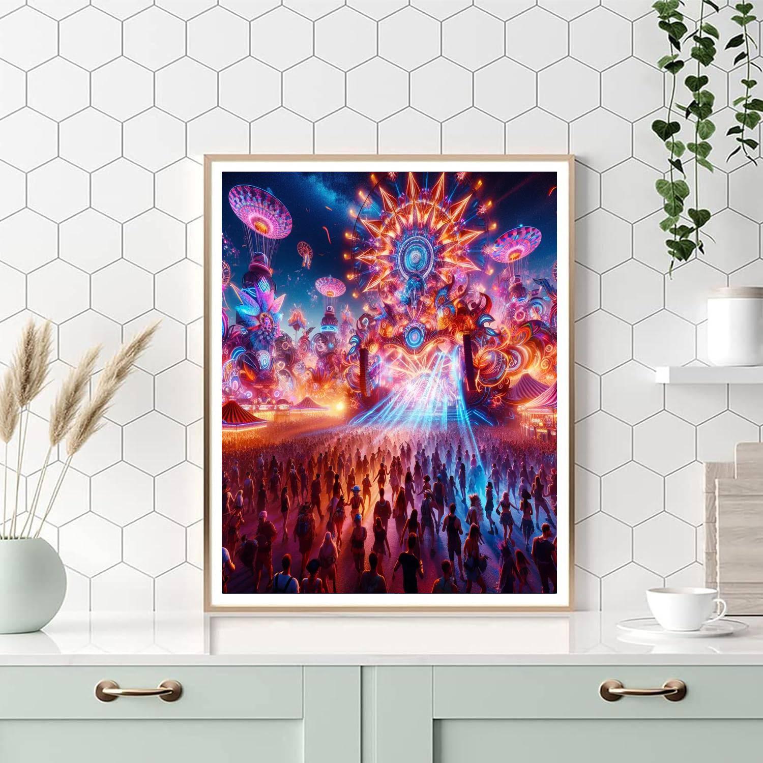 The Electric Daisy Carnival - United States Paint By Numbers