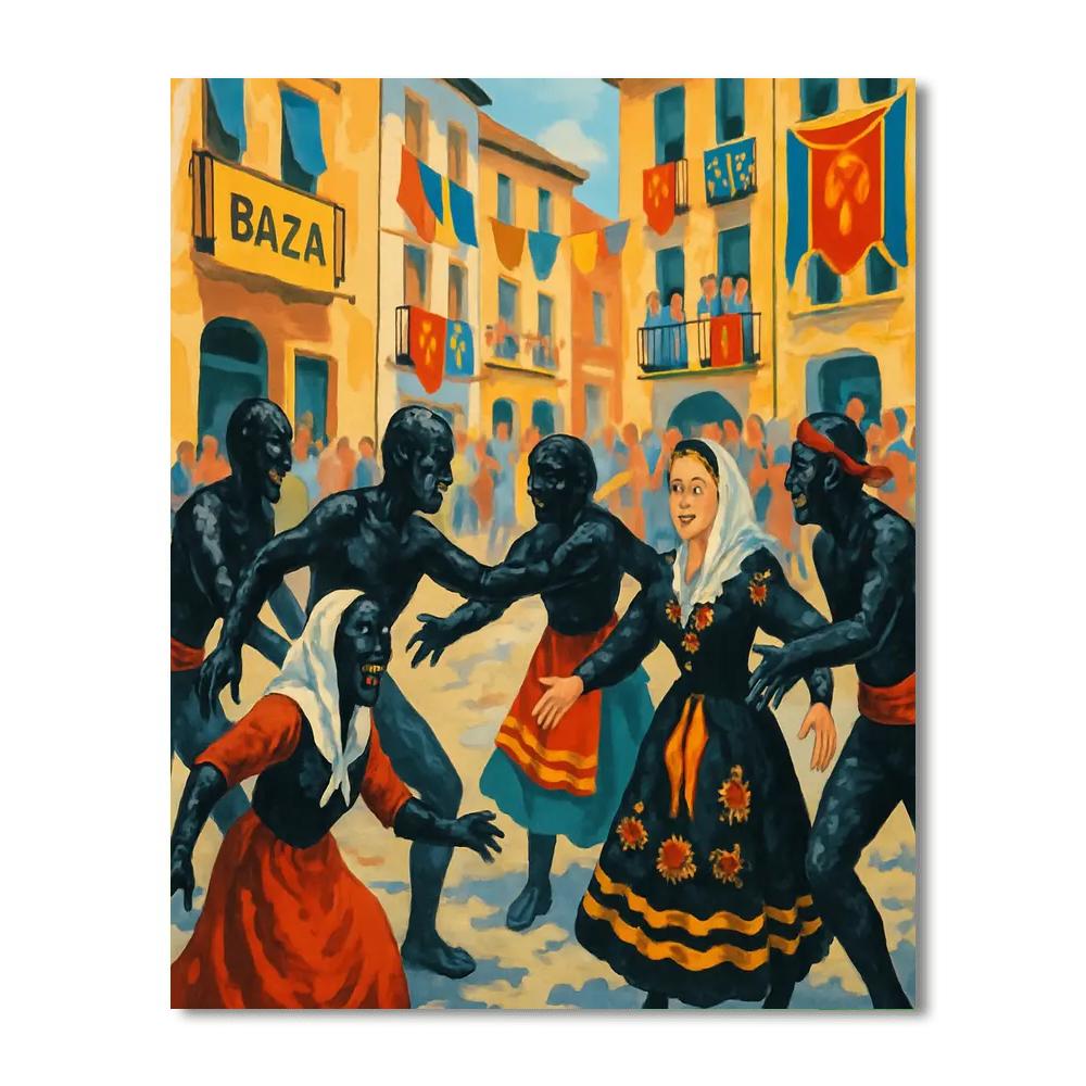 Cascamorras - Baza And Guadix Paint By Numbers Art