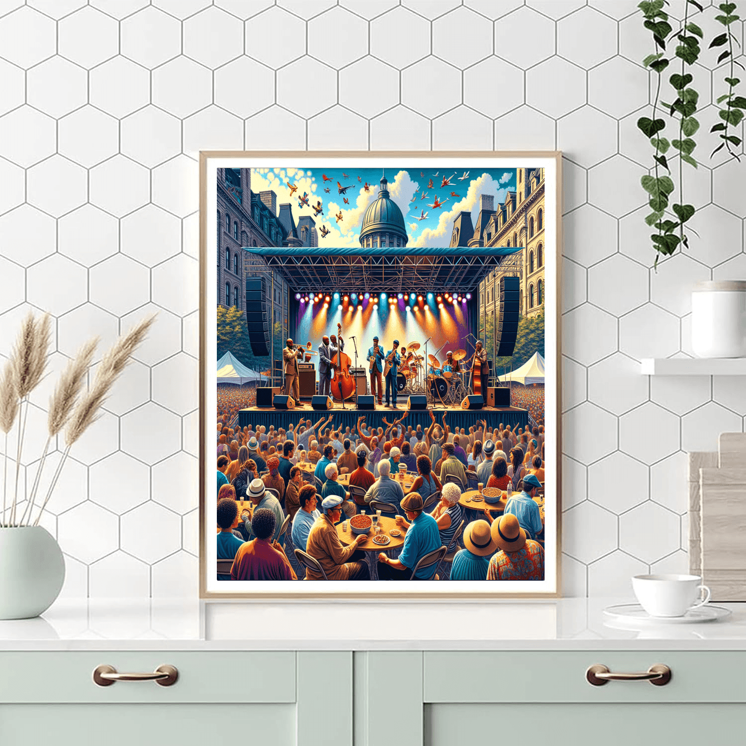 Festival Internacional De Jazz De Montreal - Canada Number Painting