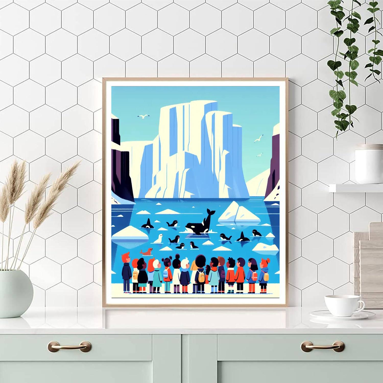 Frosty Fjord Fantasy Paint By Color