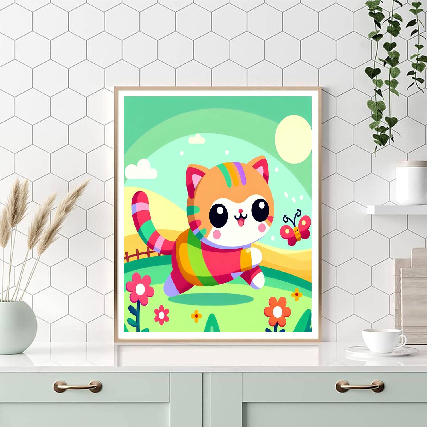 Curious Cat Caper Paint By Number