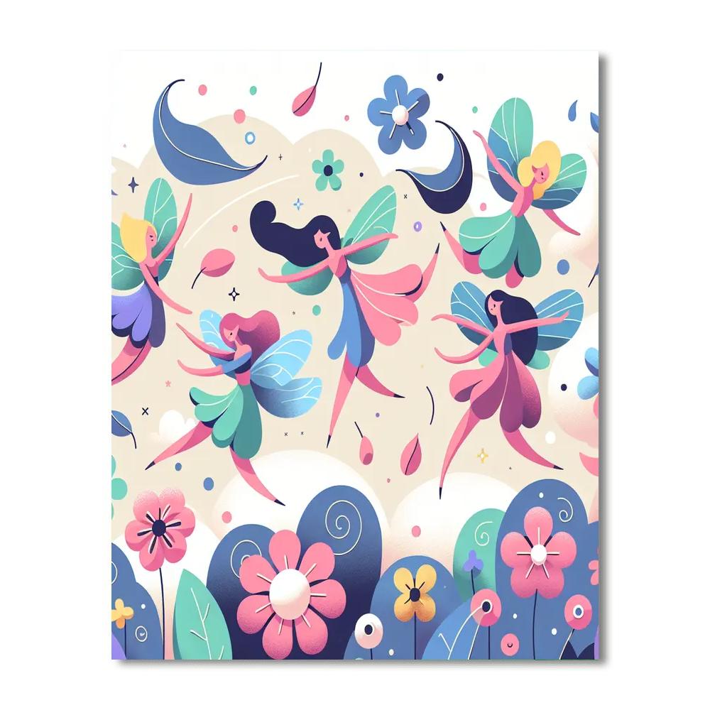 Petal Fairy Festival Paint By Color