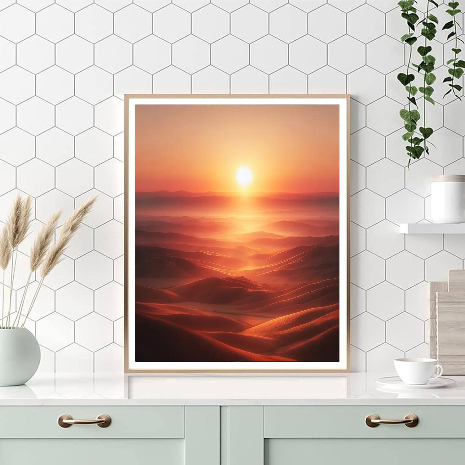 Dawn's Embrace Numbered Painting Kits