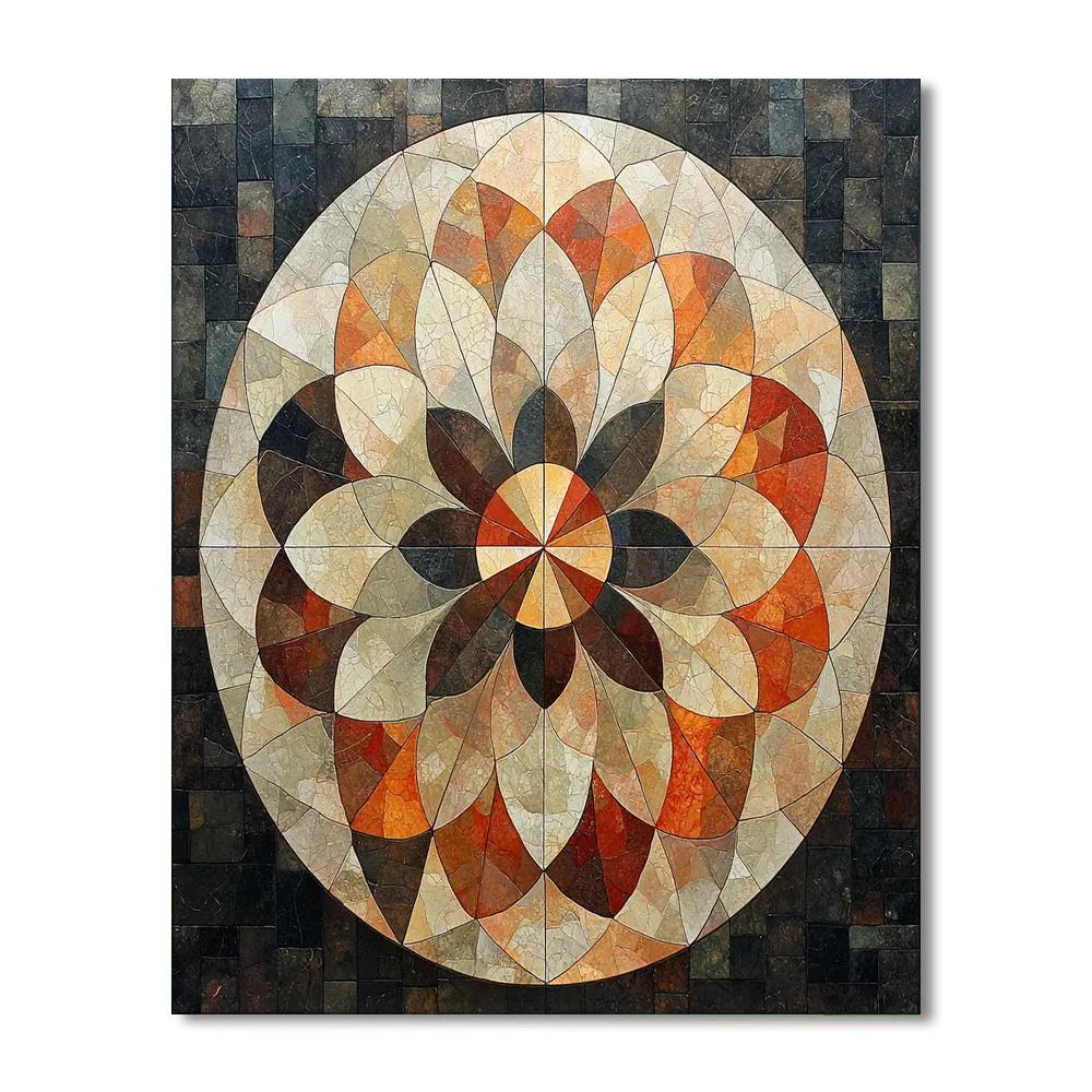 Michelangelo Inspired Sacred Symmetry  Paint By Numbers