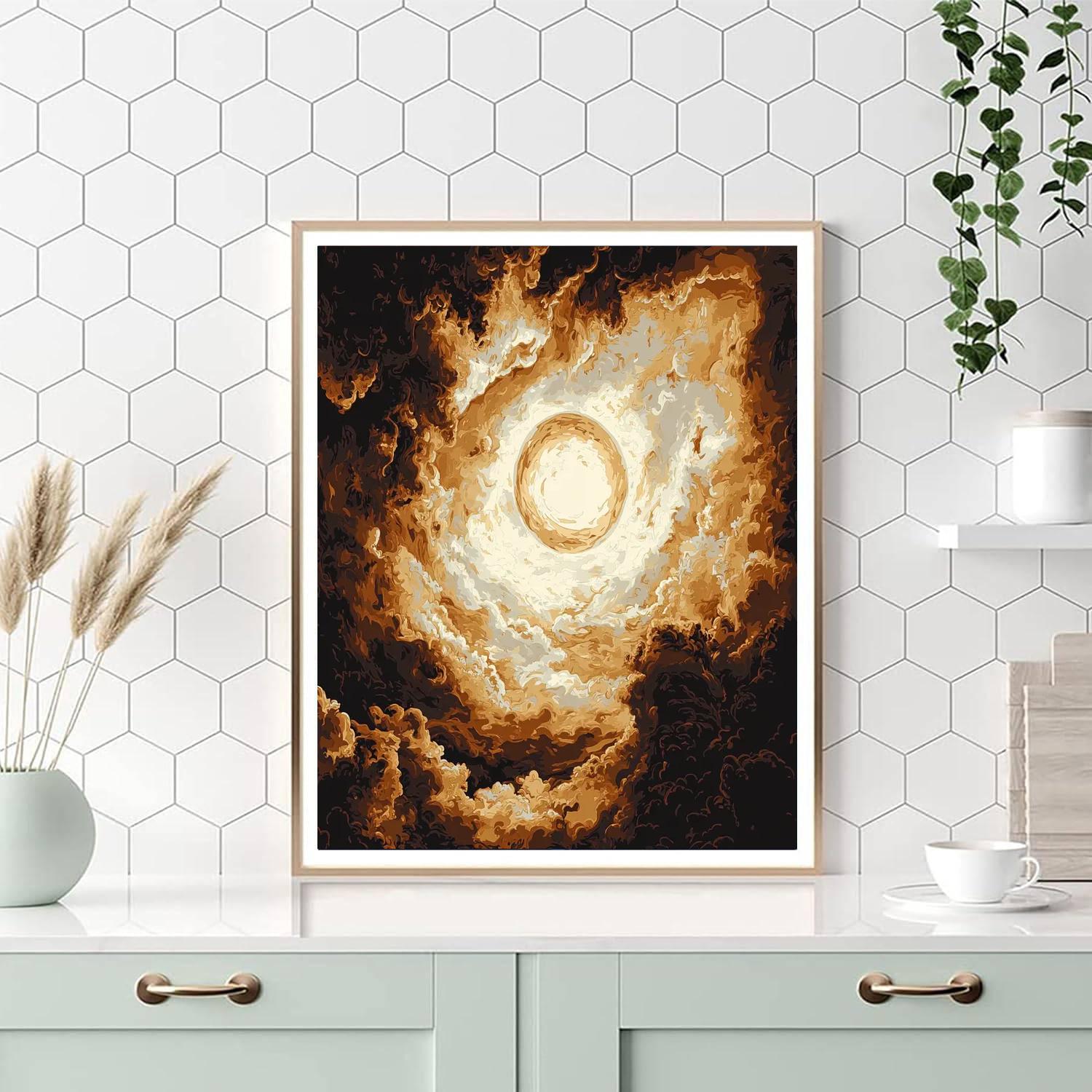 Caravaggio Inspired Celestial Revelation  Paint By Numbers Kits