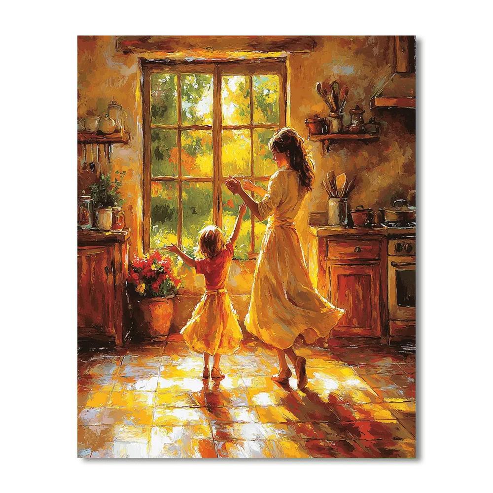 Dancing In The Kitchen DIY Paint By Numbers