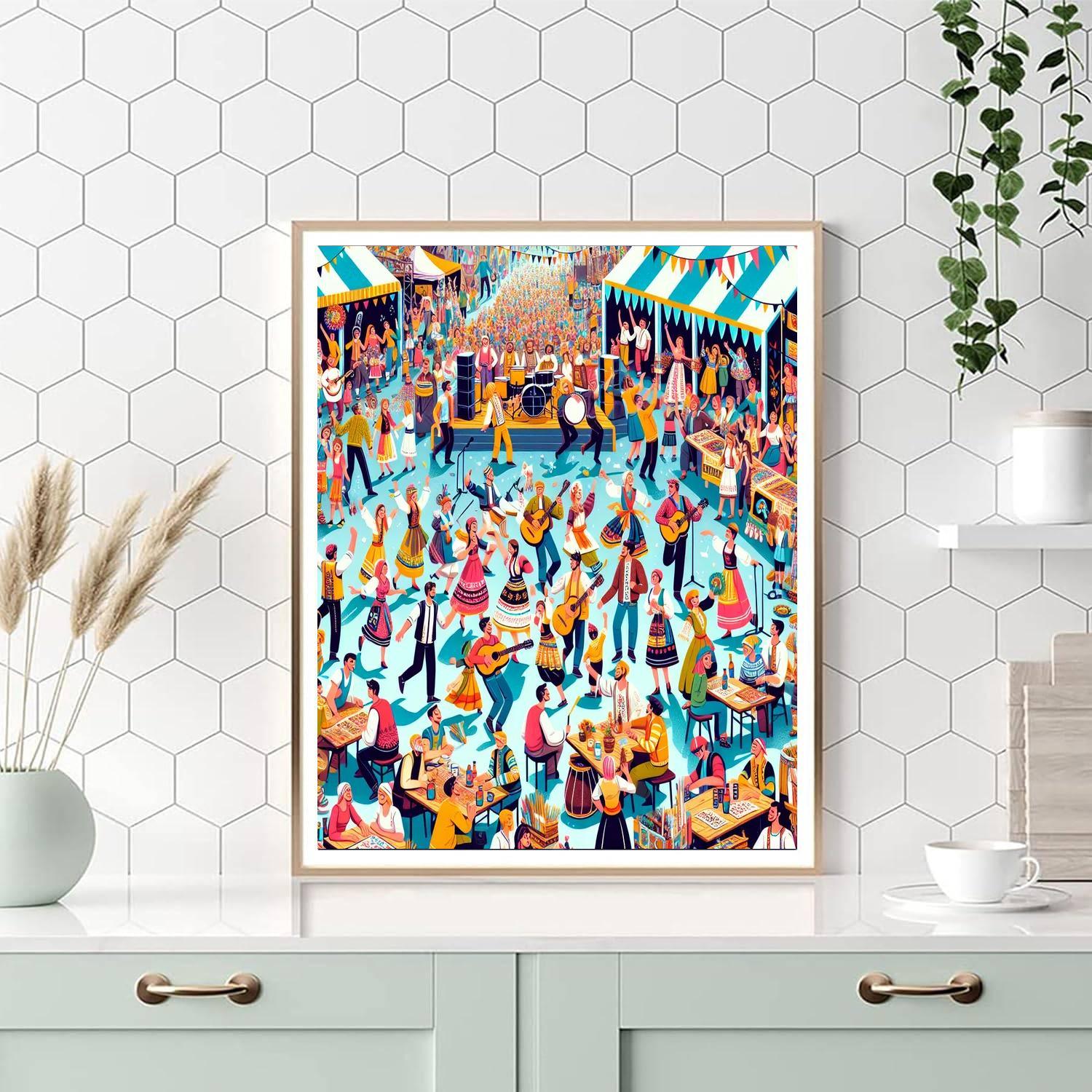 Folk Festival - Australia Paint By Numbers Kits