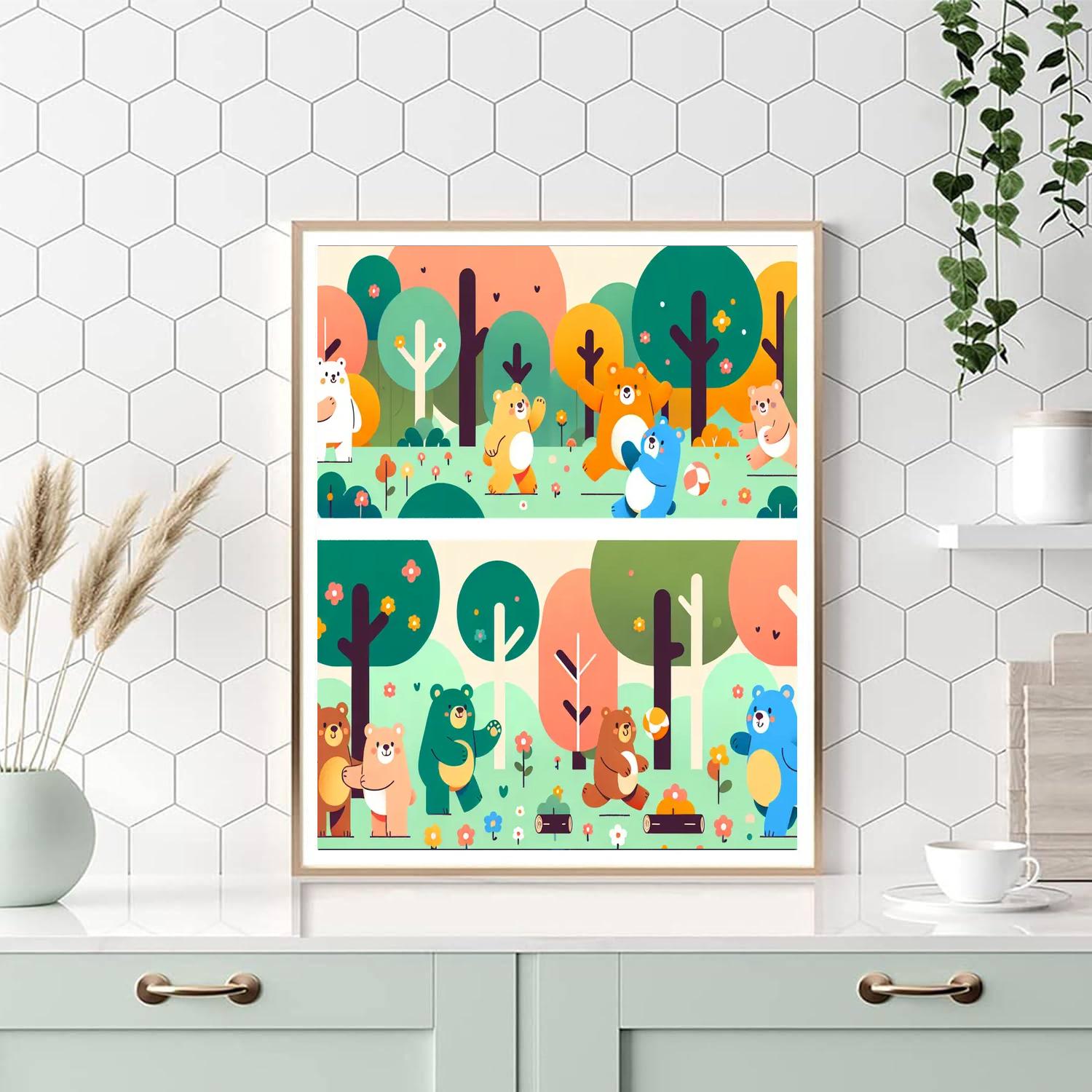 Adventure Bears Numbered Painting Kits