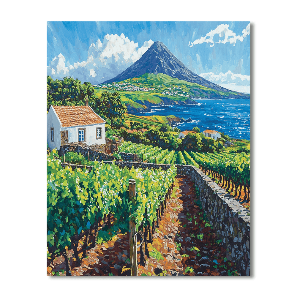 Pico Island - Azores, Portugal Paint By Numbers Kits
