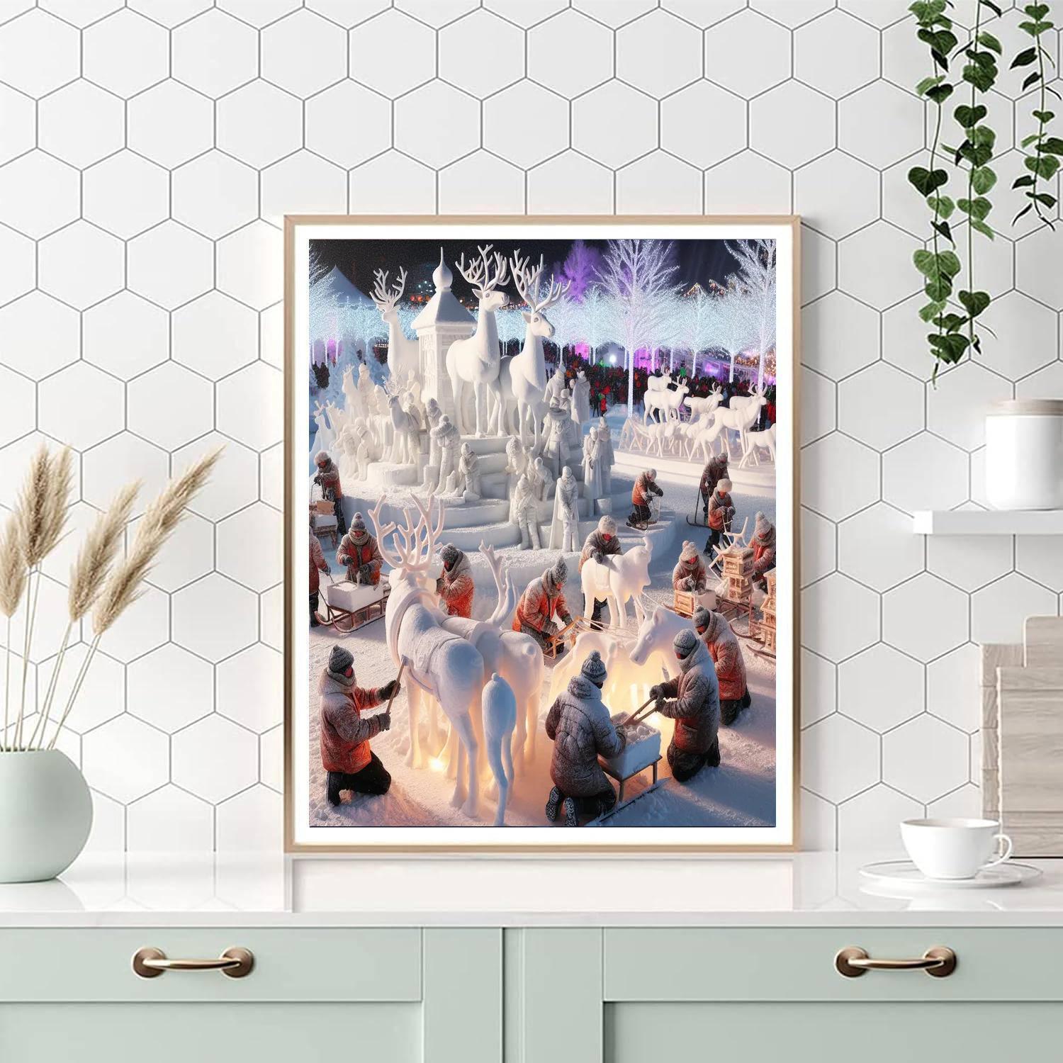 Kiruna Snow Festival - Kiruna, Sweden Paint By Number