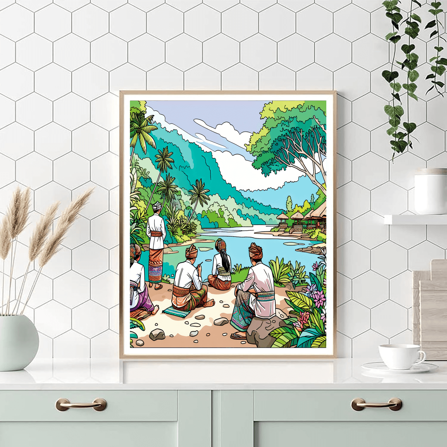 Day Of Silence - Indonesia Number Painting