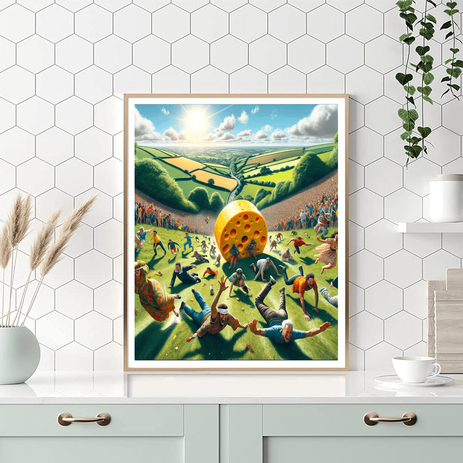 Cooper's Hill Cheese-rolling - England Paint By Color
