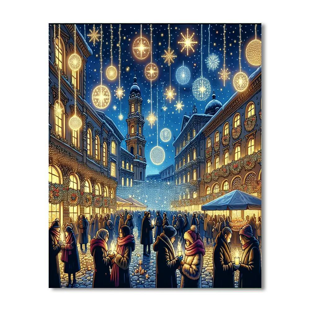 Festival Of The Lights - Lyon Paint By Color