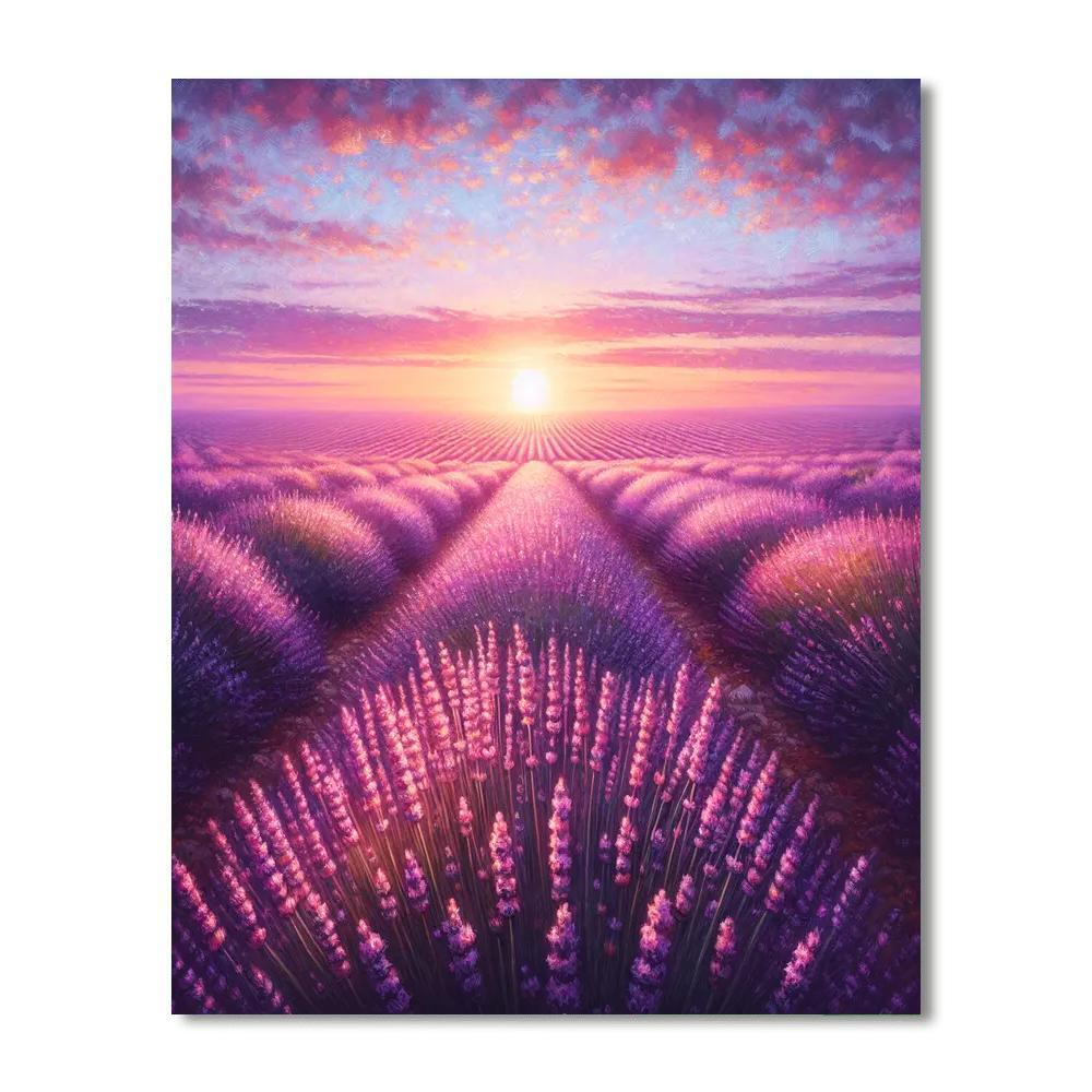 Lavender Fields Escape Paint By Color