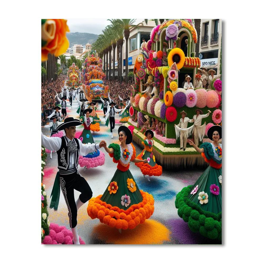 Festa De Flores Paint By Number