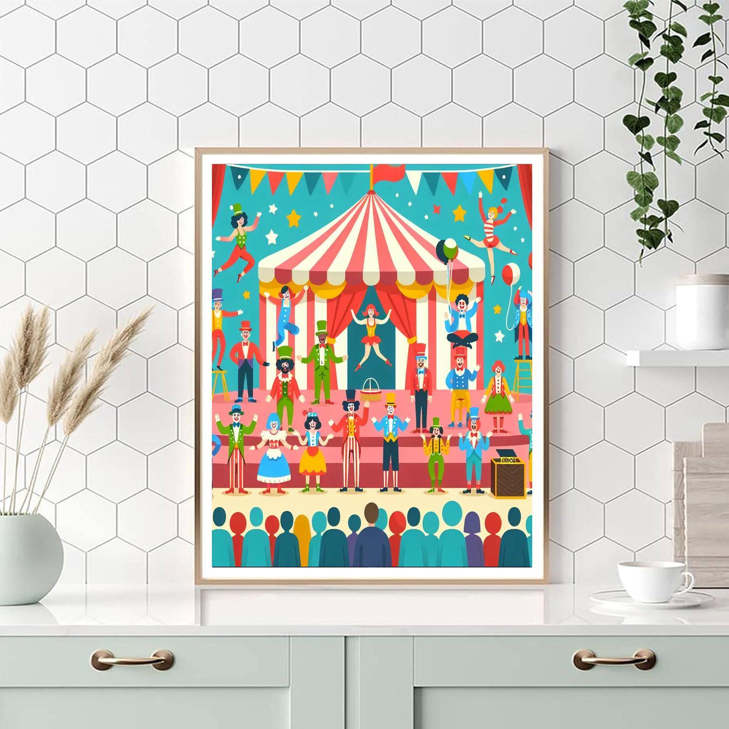 Circus Wonderland Paint By Color