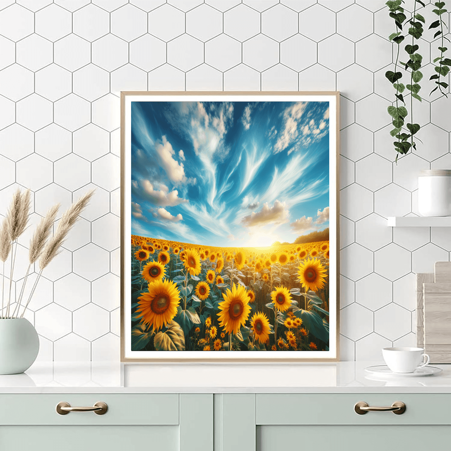 Sunflower Fields Forever Paint By Numbers Art