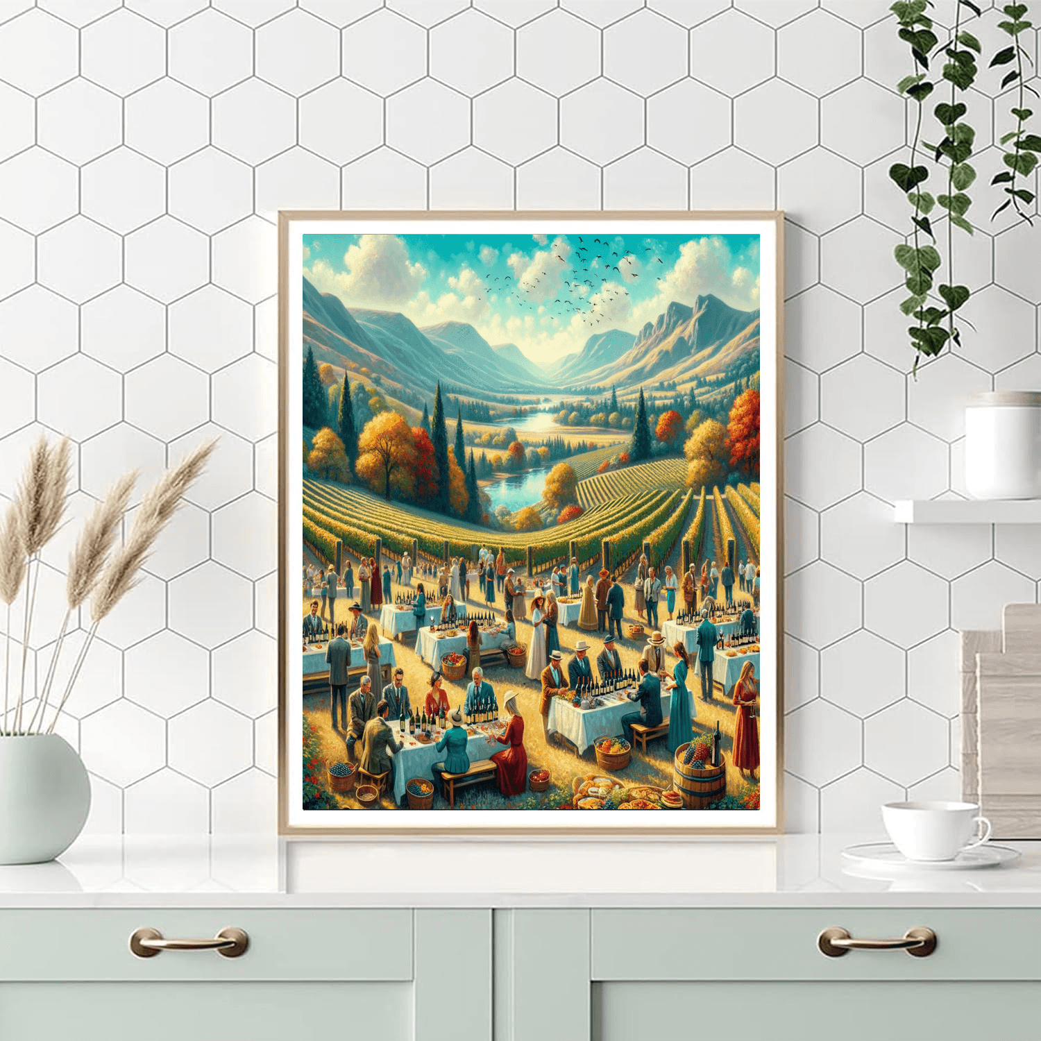 Okanagan Wine Festival - Canada Paint By Color