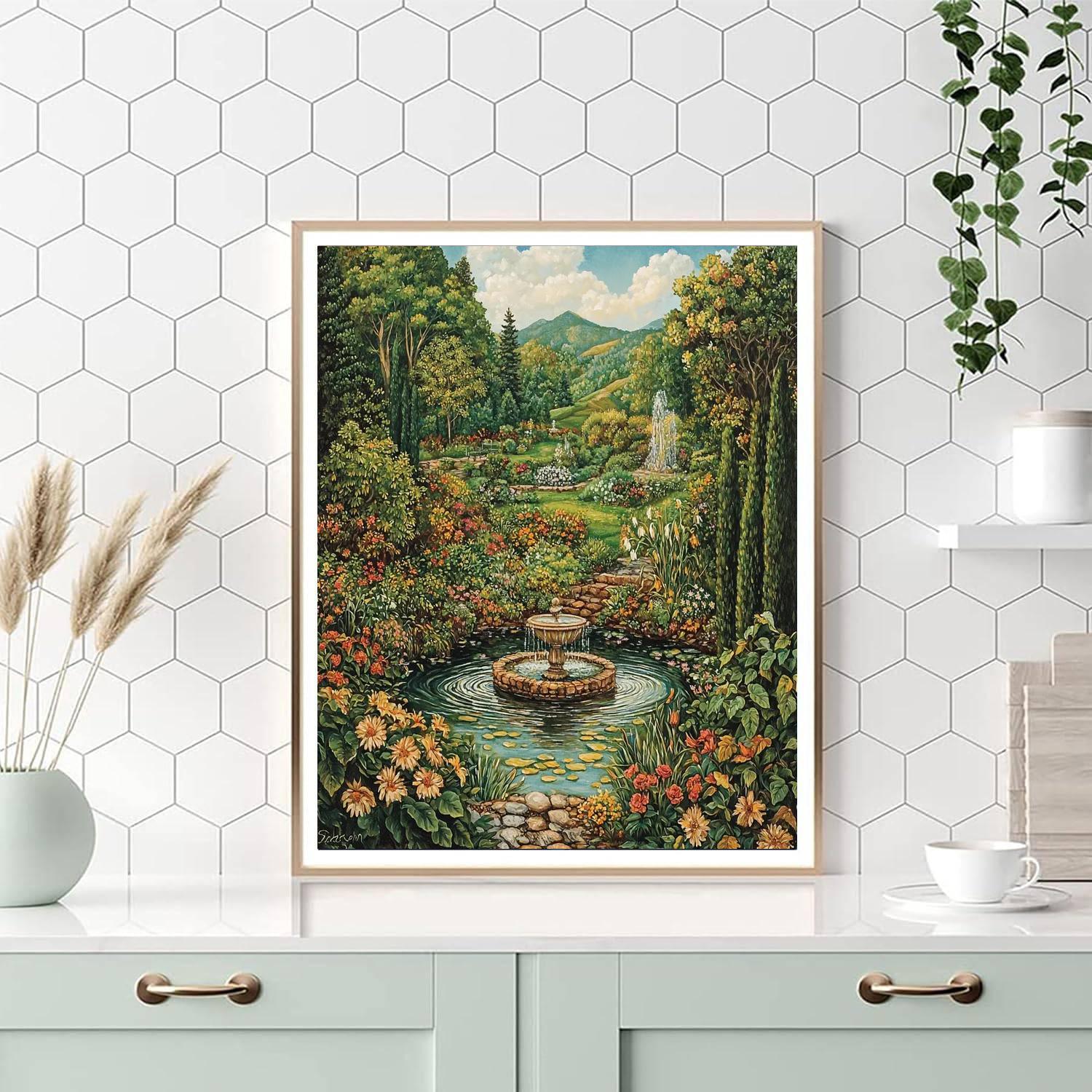 Sandro Botticelli Inspired Renaissance Garden Stroll  Paint By Color