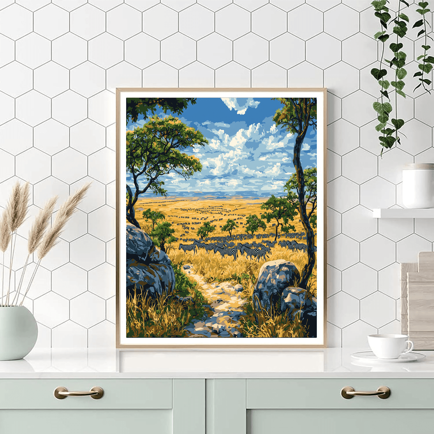 Serengeti National Park - Tanzania Numbered Painting Kits