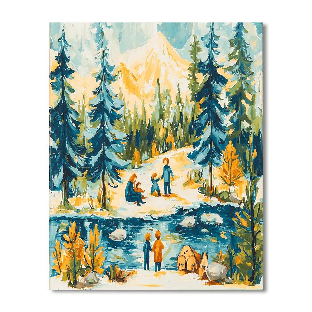 Mom's Love Is The Best Adventure Numbered Painting Kits