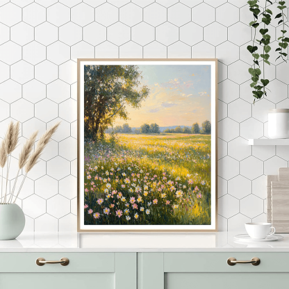Claude Monet Inspired Elysian Fields  Painting By Numbers Kit