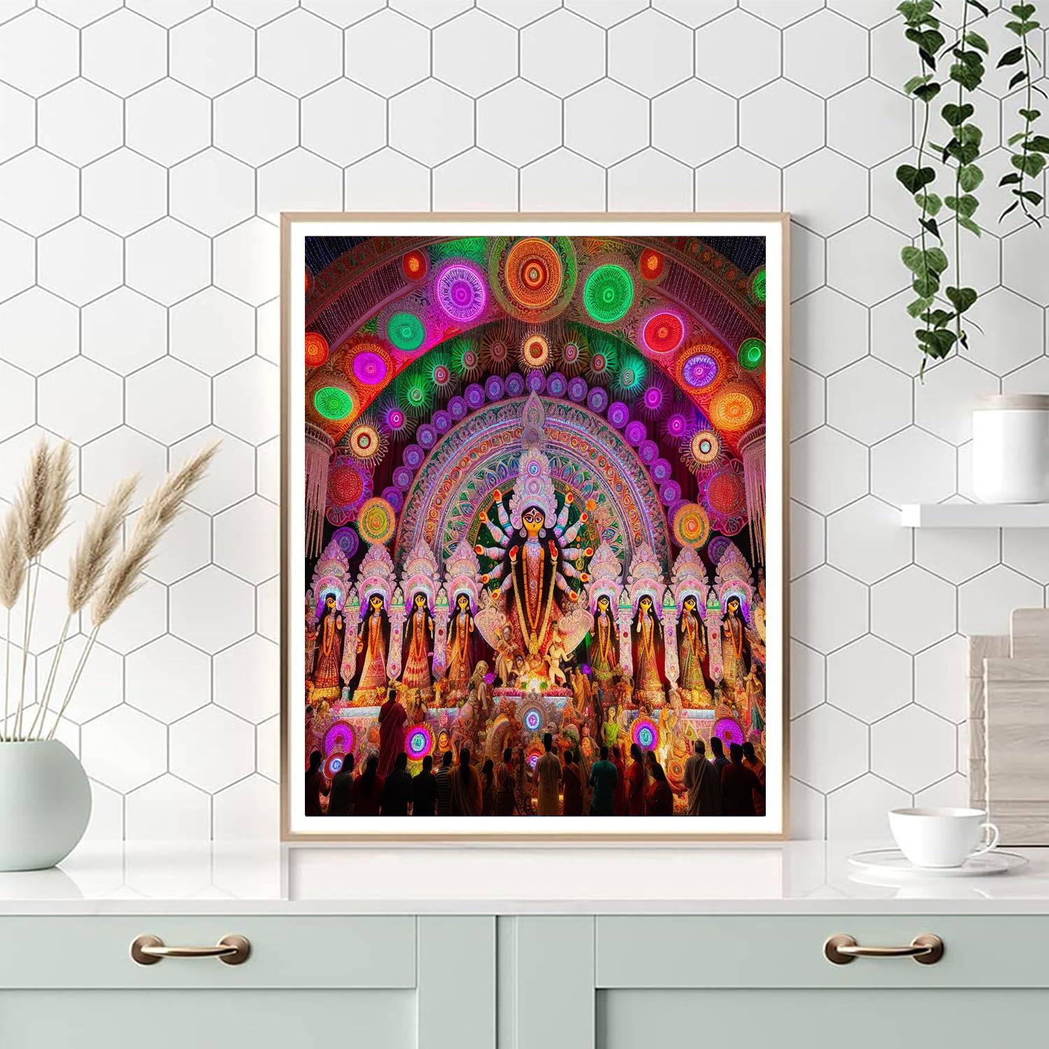 Durga Puja - Bangladesh Paint By Numbers Art