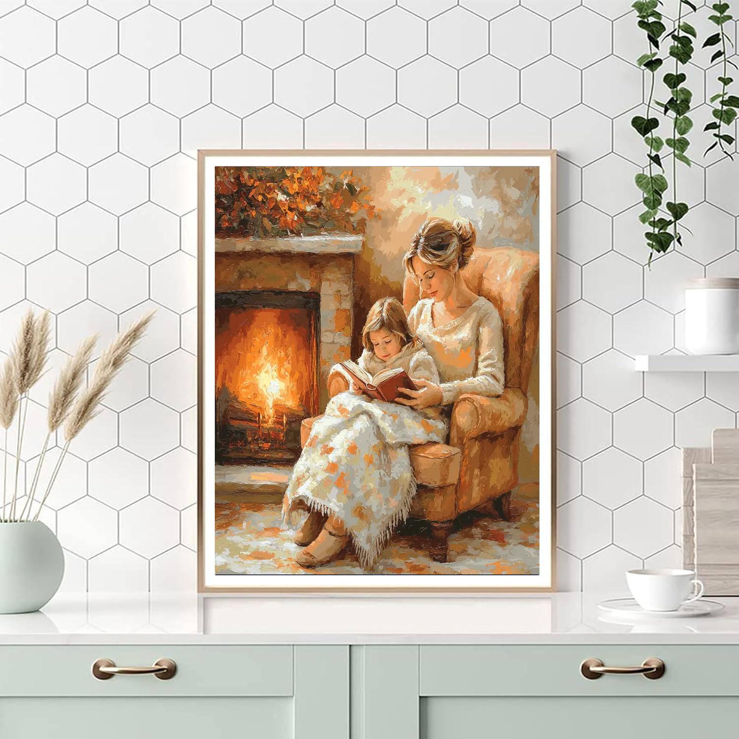 Cozy Story Time Paint By Number